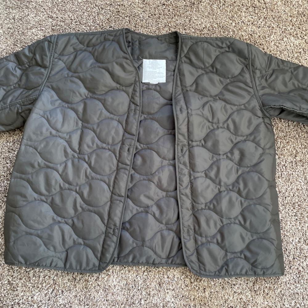 Rothco Olive Drab Quilted Liner Field Jacket Mens XL Onion Quilt 1-1128-OG1.5 - Picture 3 of 14